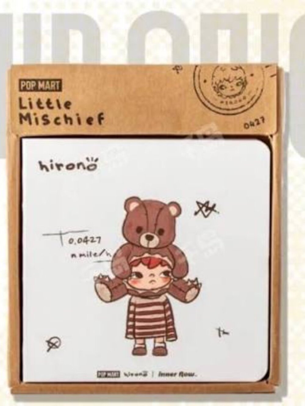 Popmart - Hirono - Little Mischief Notebook - Stationairy -sealed, never opened